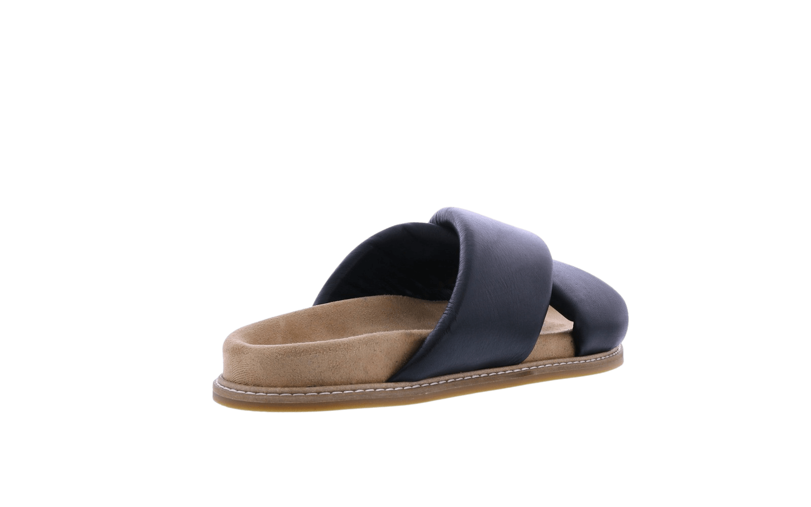 Dames Leather Band Slipper