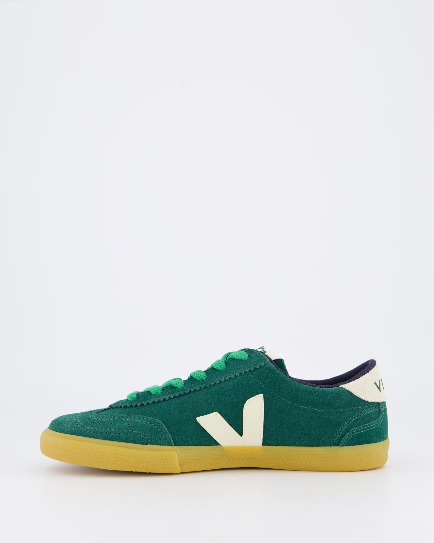 Dames Volley Suede Sneaker Groen