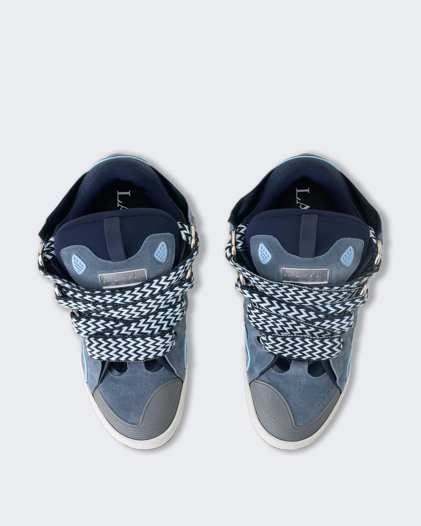 Heren Curb Sneakers Bicolor