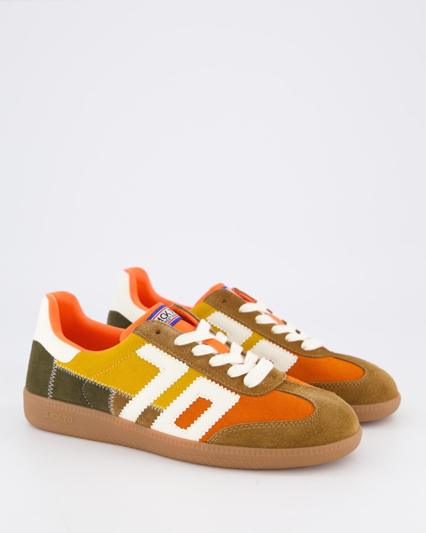Dames Squid Orange Suede Mix