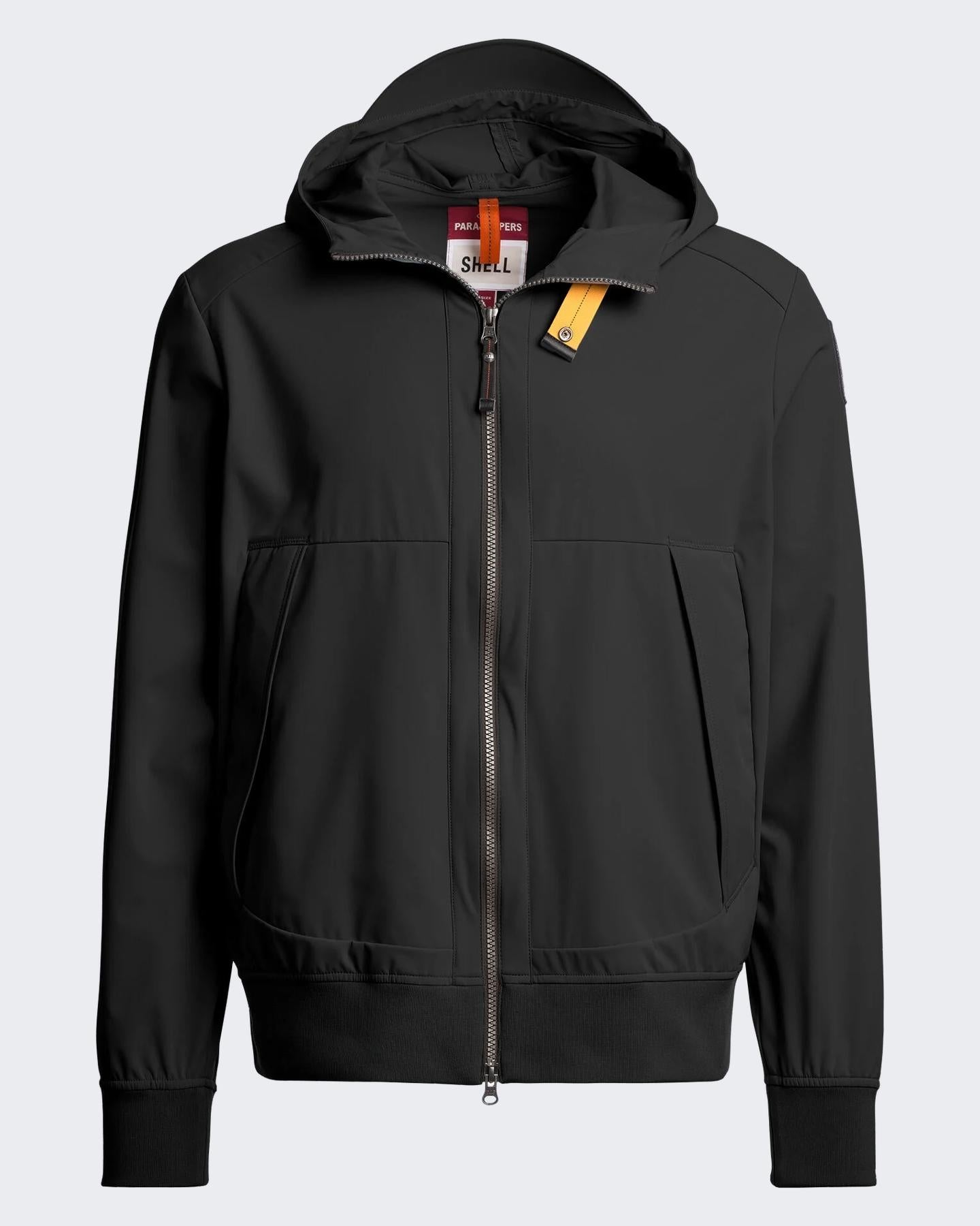 Heren Abner Hooded Bomber Zwart