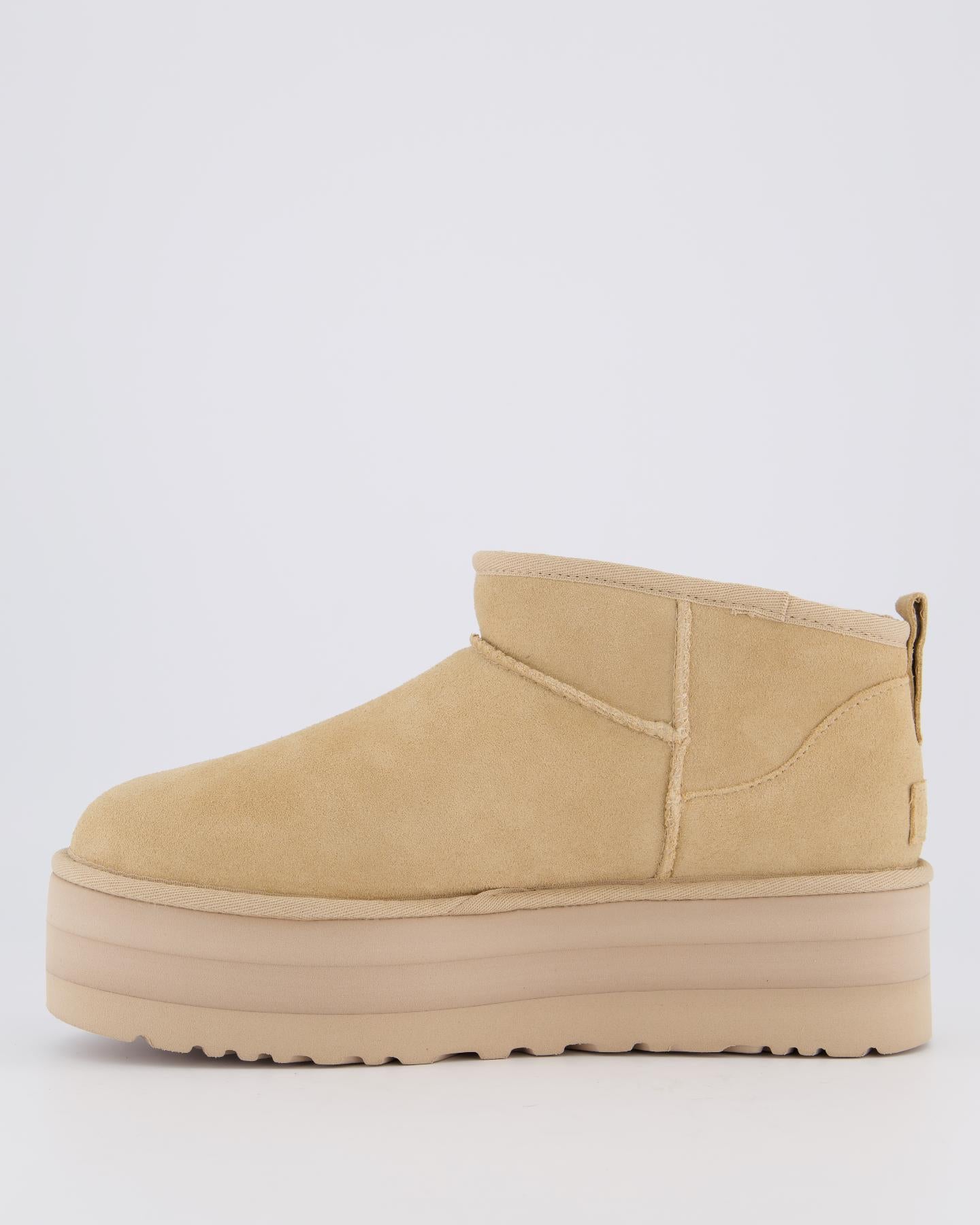Dames Ultra Mini Platform Driftwood