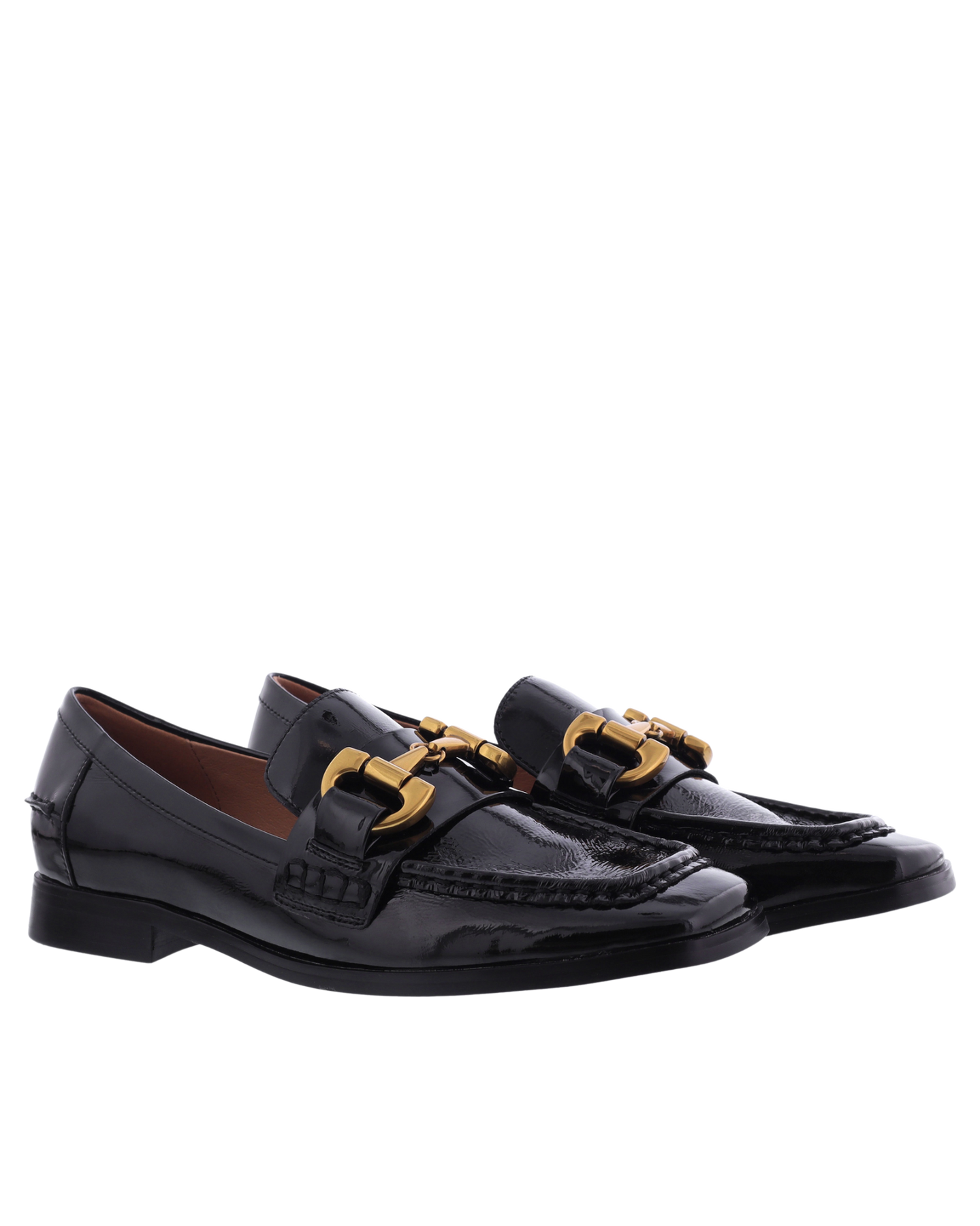 Dames Drew Naplack Loafer Zwart