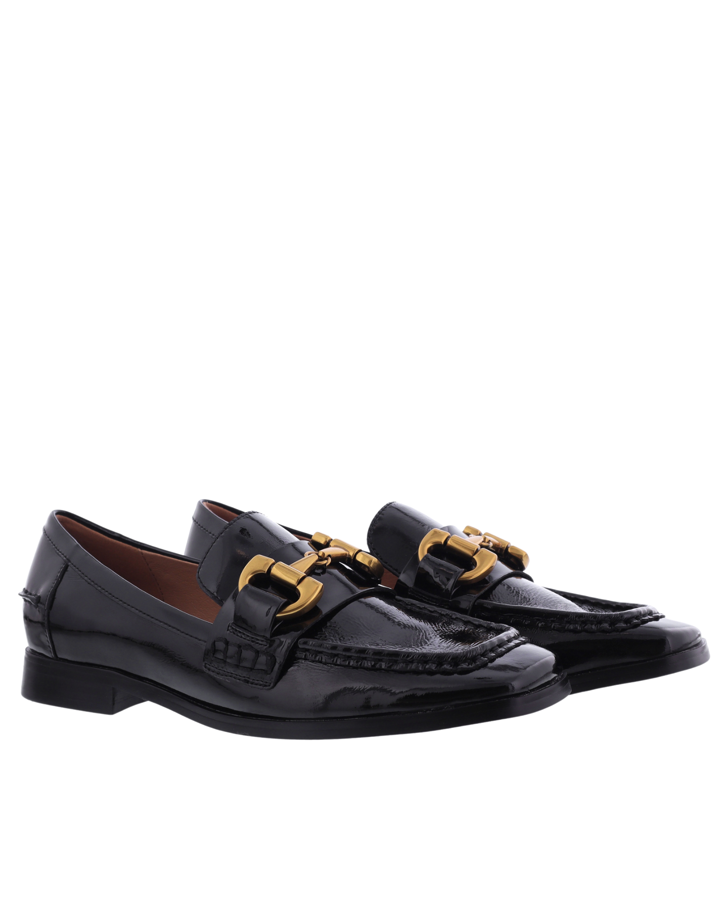 Dames Drew Naplack Loafer Zwart