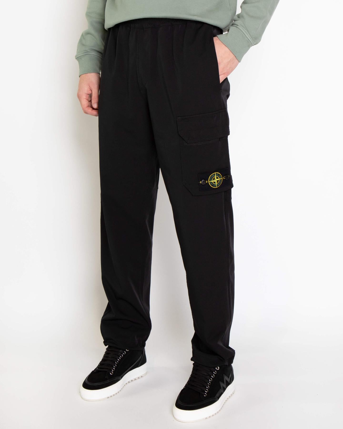 Heren Logo Cargo Pant Zwart