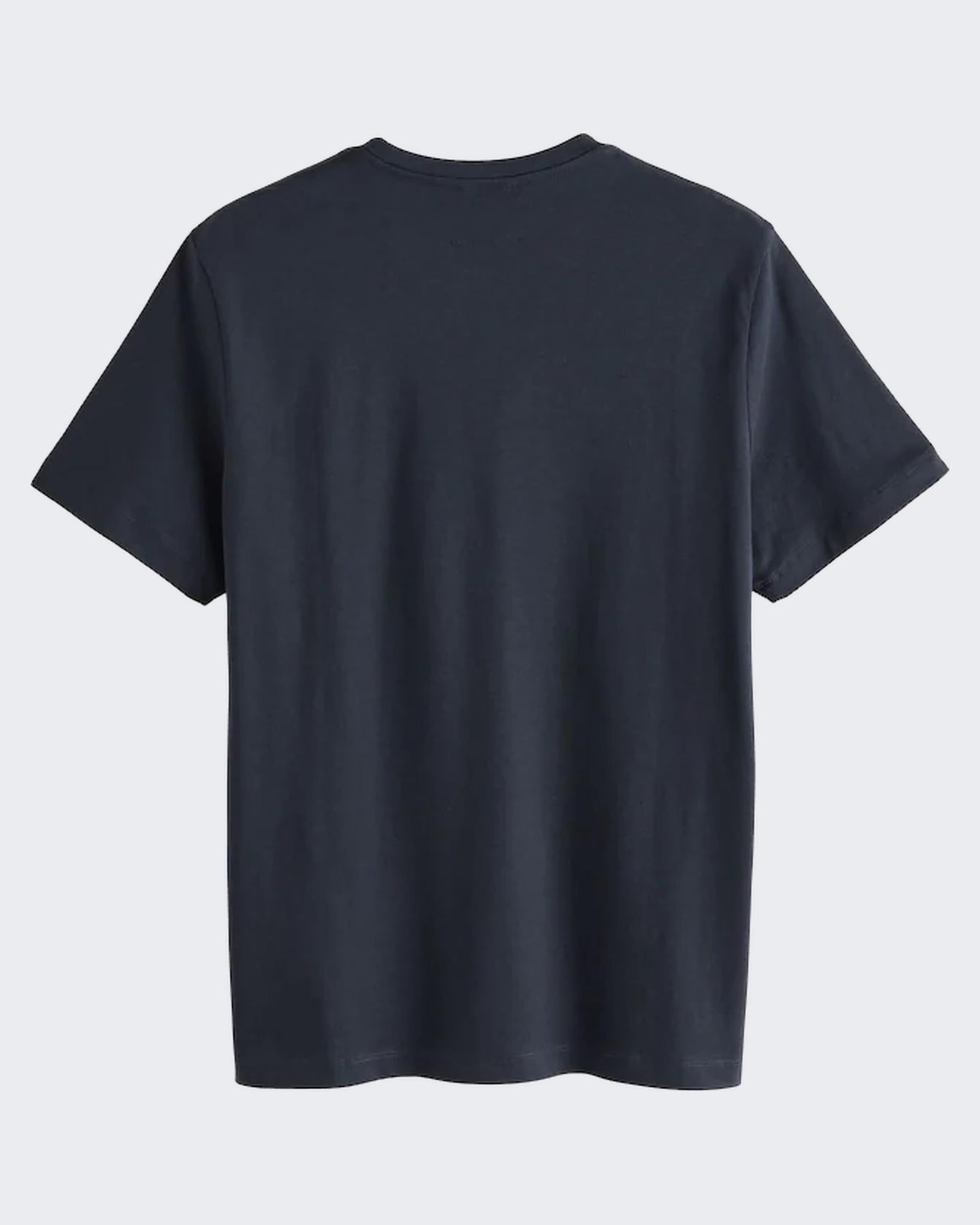 Heren Patch T-Shirt Blauw