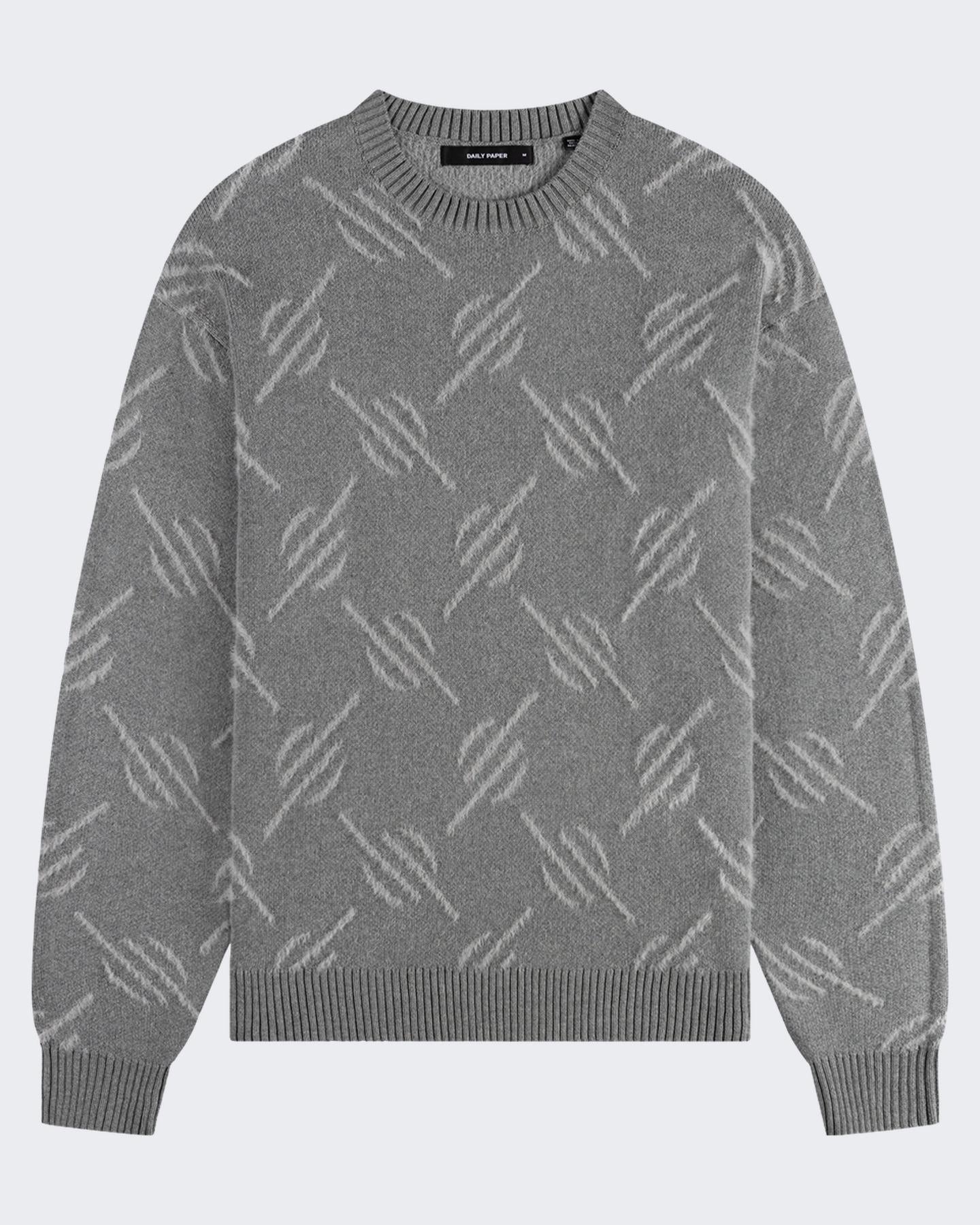 Heren Tevin Monogram Knit Sweater