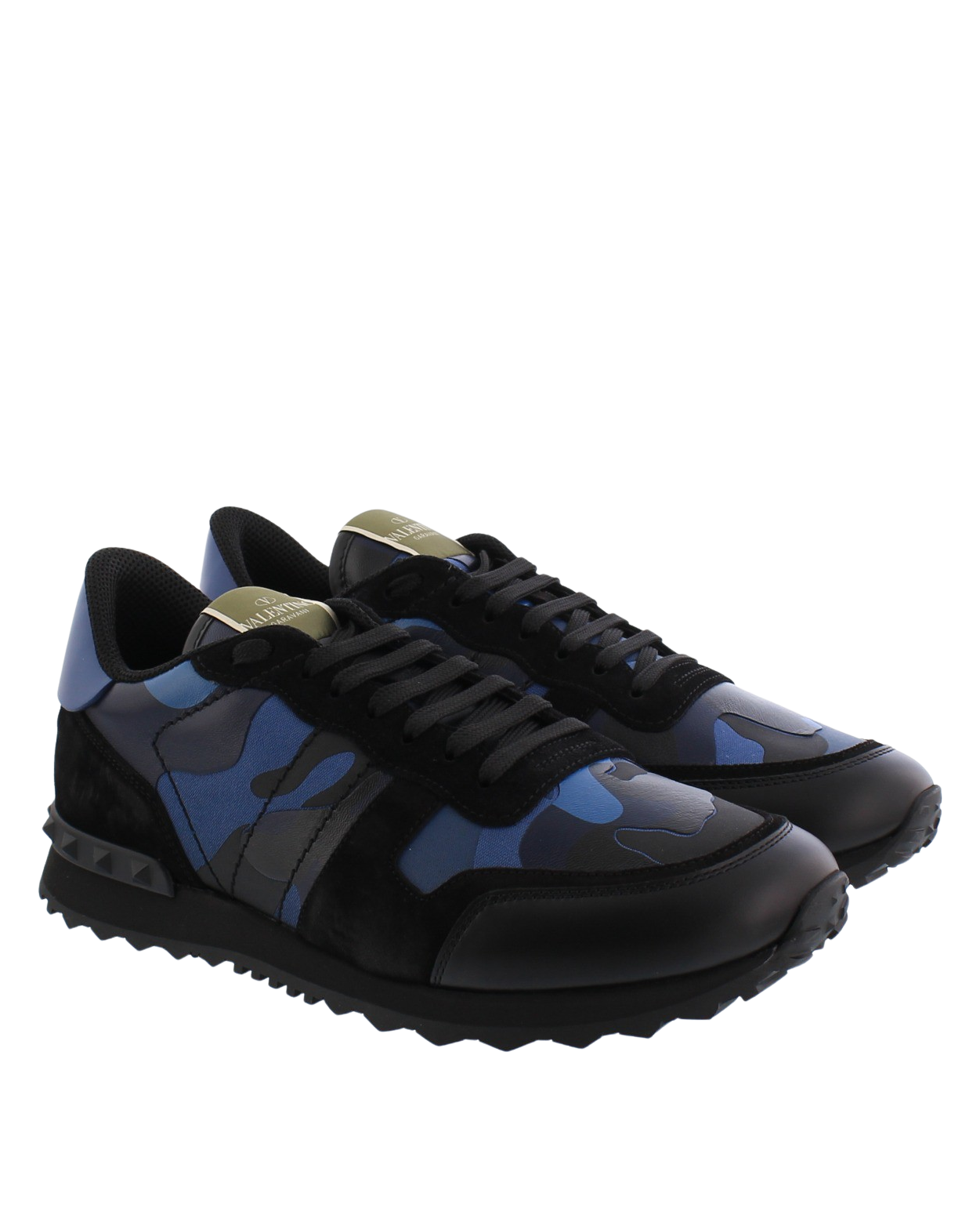 Heren RockRunner Sneaker Blauw/Zwart