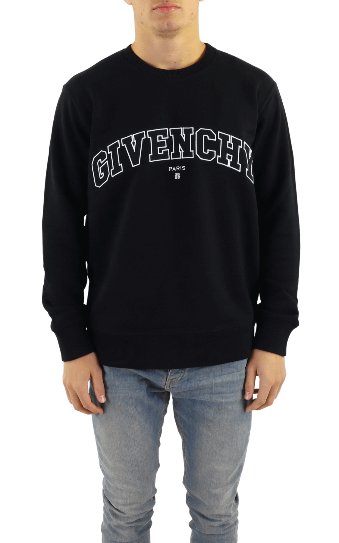 Heren Logo Sweatshirt Zwart