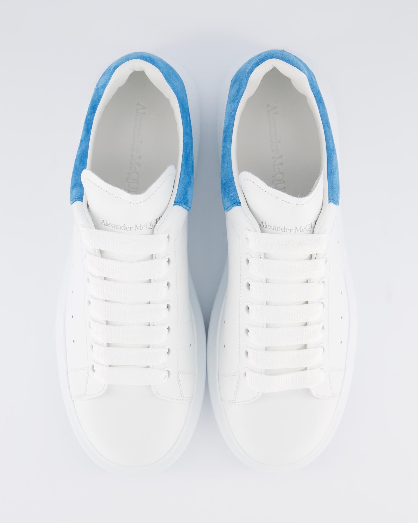Heren Oversized Sneaker Wit/Blauw