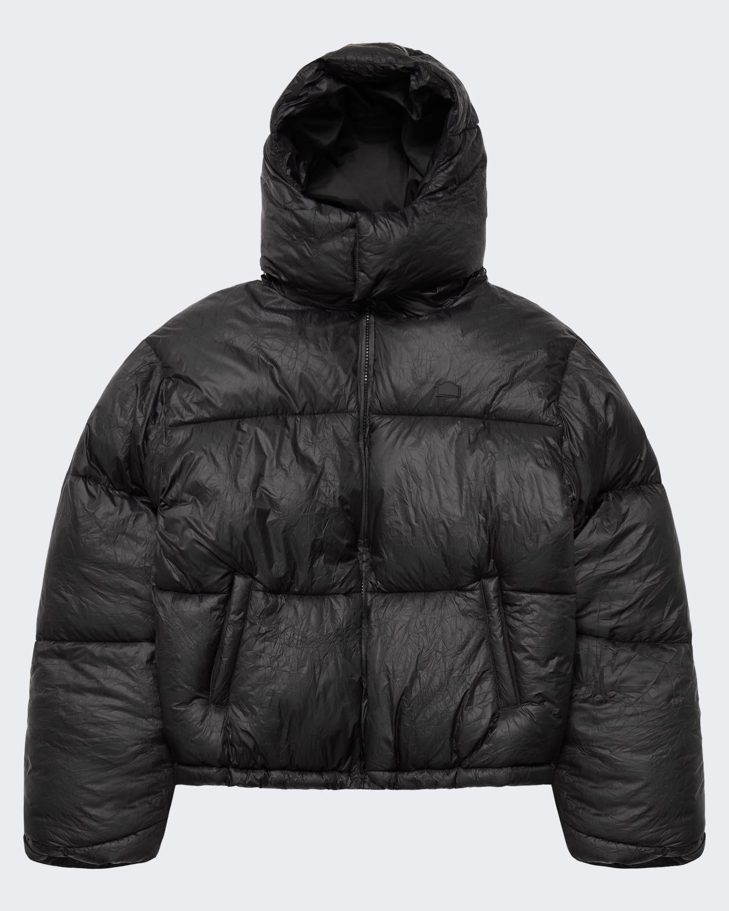 Heren Wrinkled Puffer Jacket