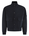C.P.Company Herren Shell-R Bomber Jacket Blau — huidige kleur