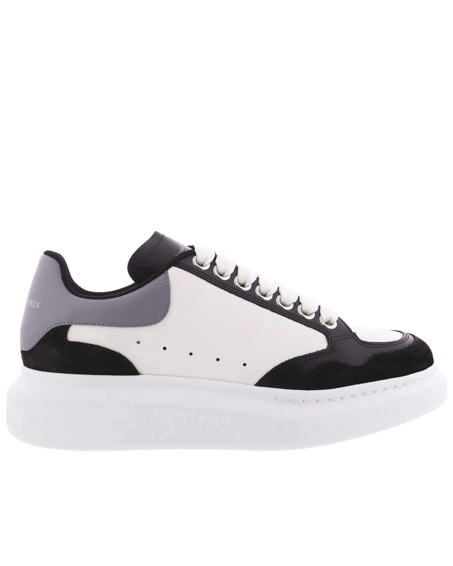 Dames Oversized Sneaker wit/zwart/gr
