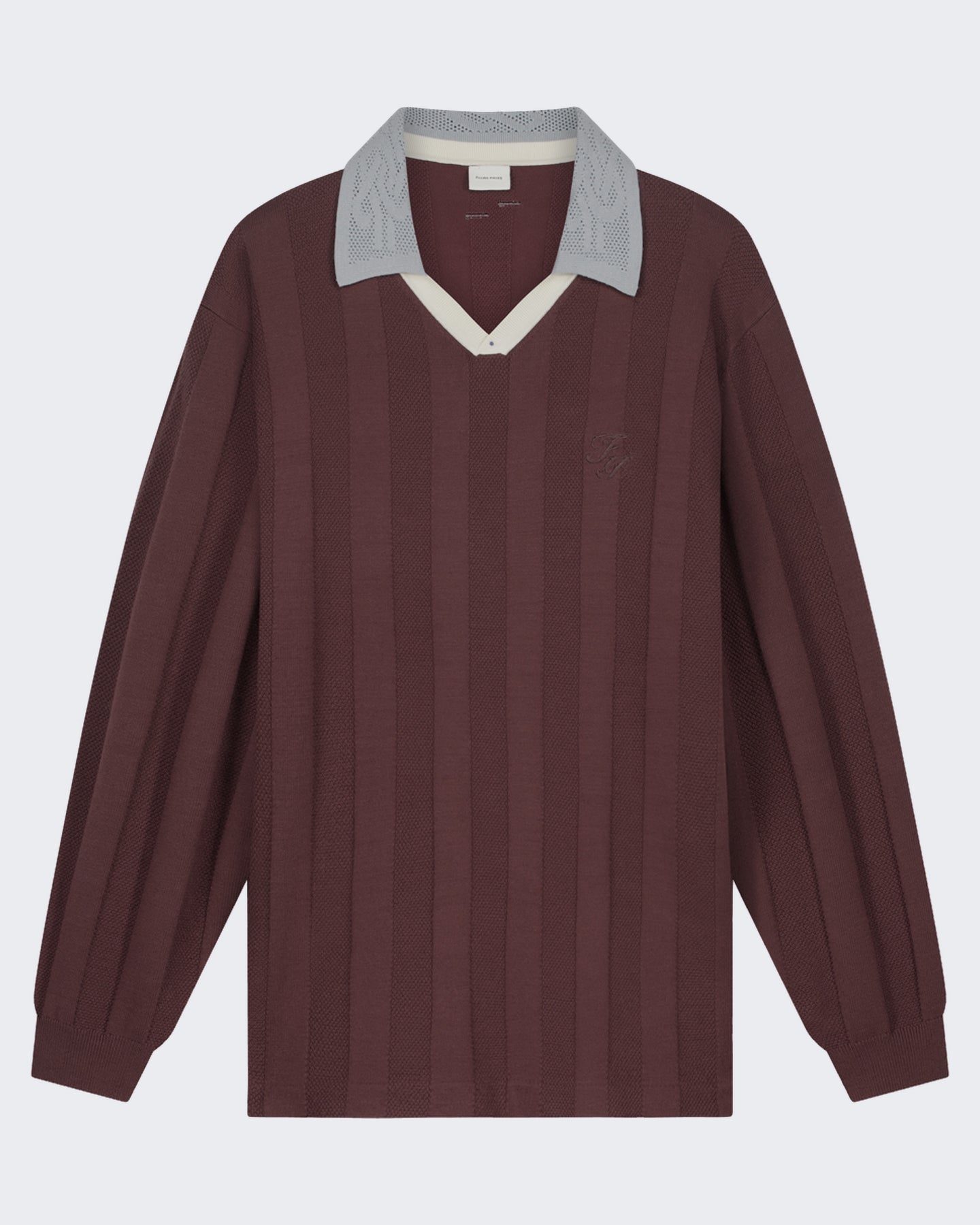 Filling Pieces Heren Gebreid football jersey Bruin - Eleganza.nl