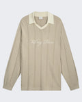 Filling Pieces Heren Knit Football Jersey polo — huidige kleur