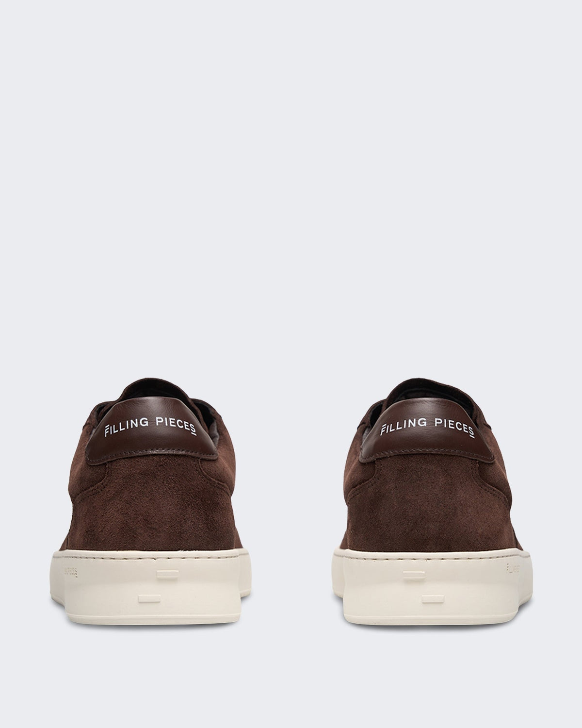 Filling Pieces Heren Mondo suède sneaker in Chocoladebruin - Eleganza.nl