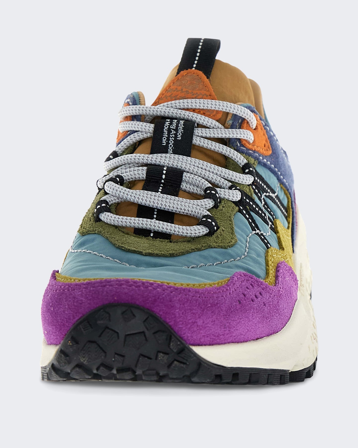 Flower Mountain Dames Lichtgewicht sneaker met kleuraccenten Roze - Eleganza.nl