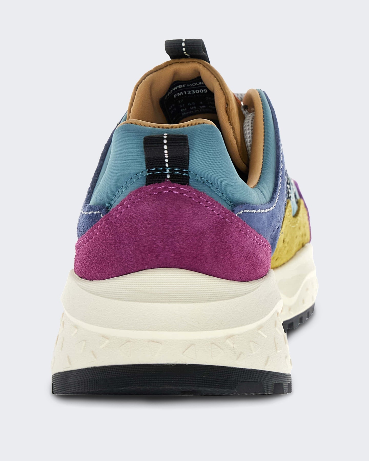 Flower Mountain Dames Lichtgewicht sneaker met kleuraccenten Roze - Eleganza.nl