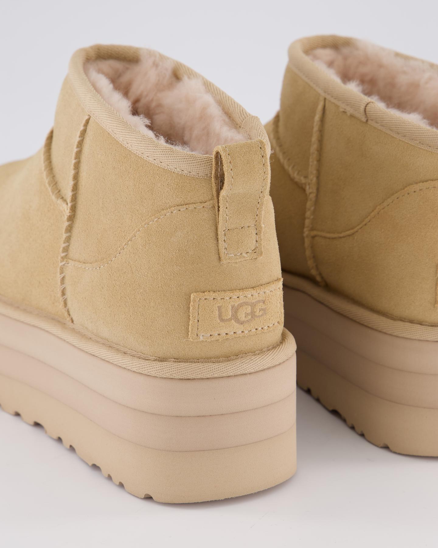 Dames Ultra Mini Platform Driftwood