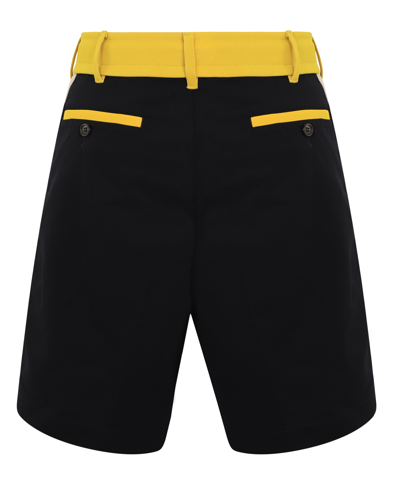 Heren Track Belt Shorts Navy Blue