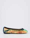 Gibaldi Damen Rainbow Ballerina Metallic — huidige kleur