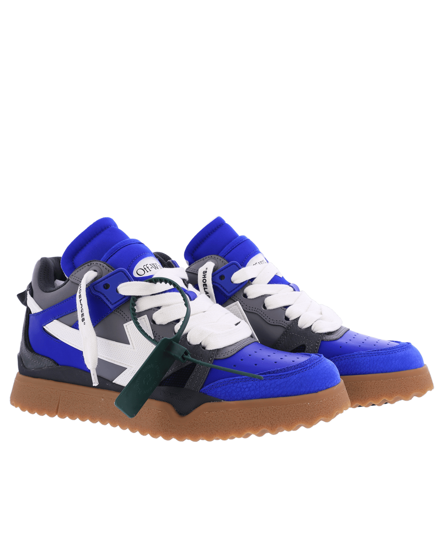 Heren Midtop Sponge Sneaker Blauw