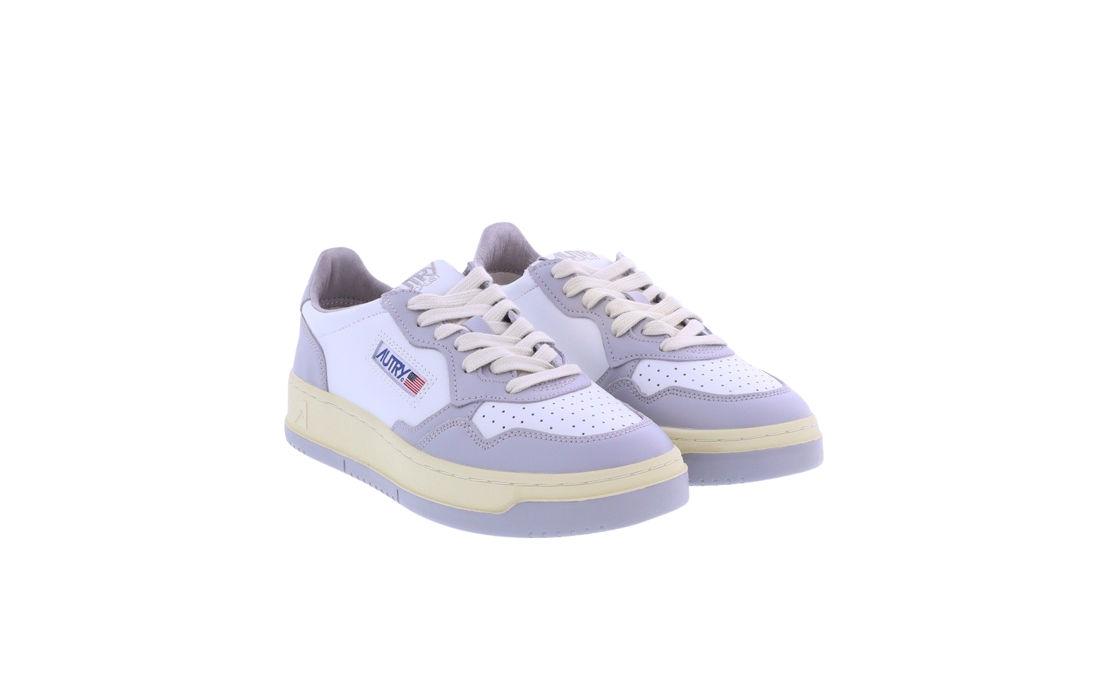 Dames Autry 01 Low grijs/wit