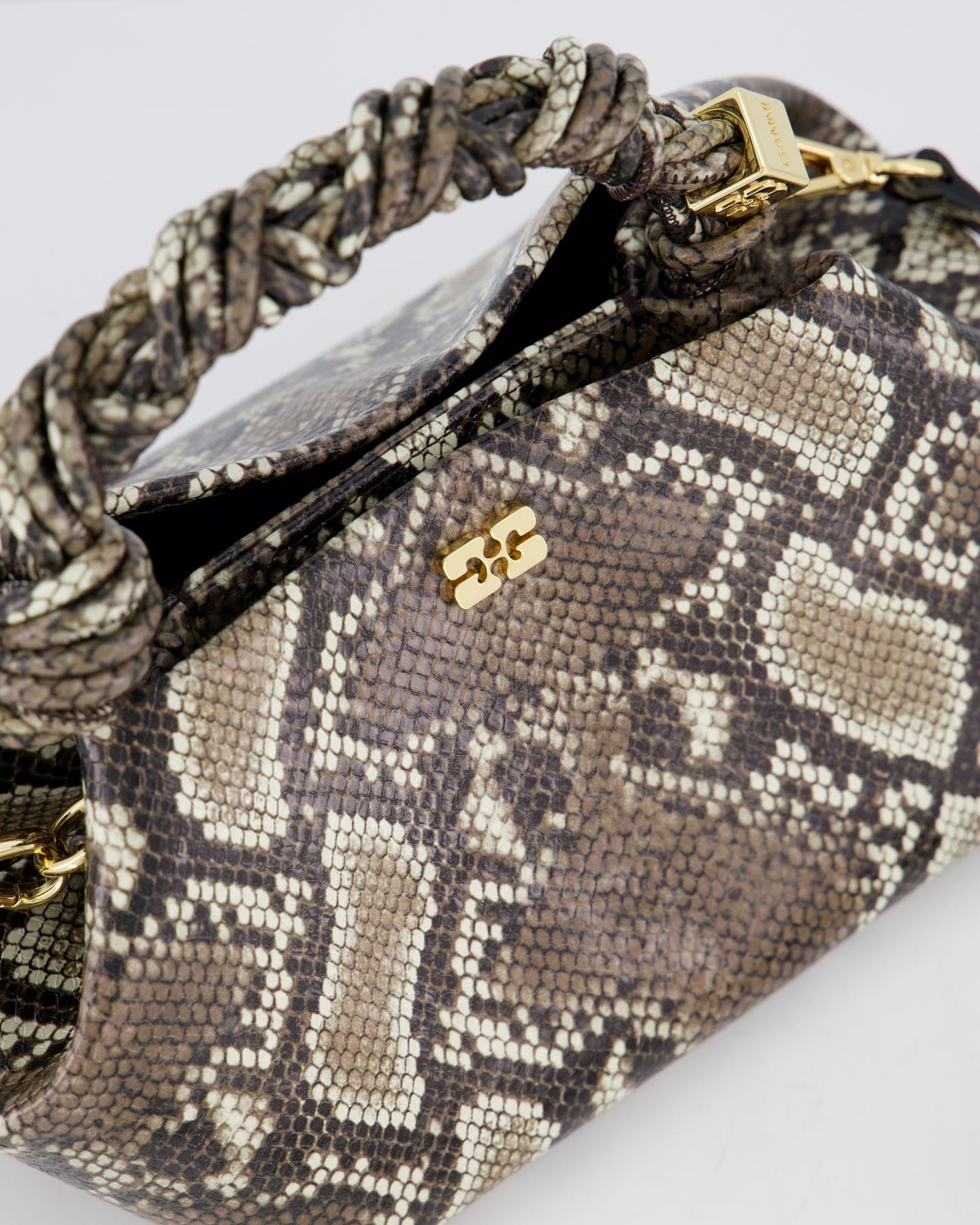 Ganni Dames Bou Bag Small Snake - Eleganza.nl