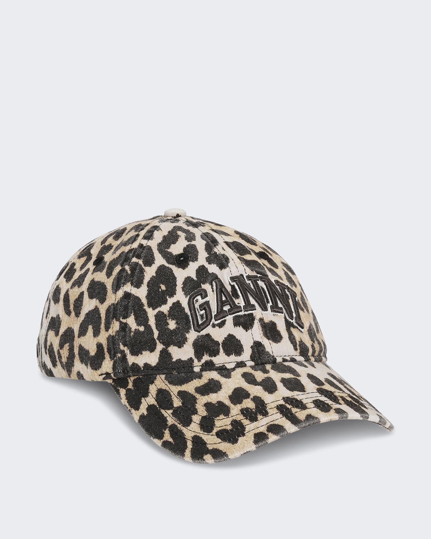 Ganni Dames Cap Hat Leopard - Eleganza.nl
