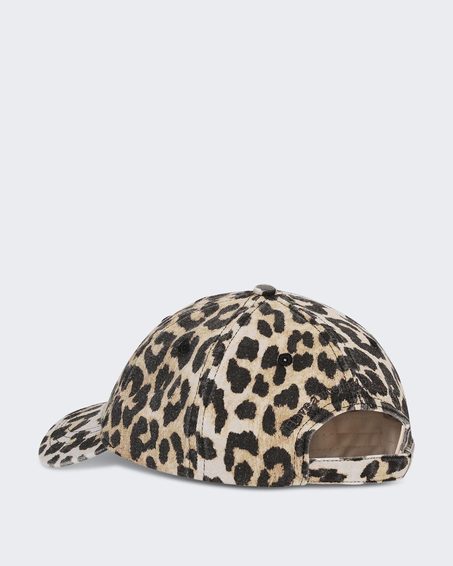 Ganni Dames Cap Hat Leopard - Eleganza.nl