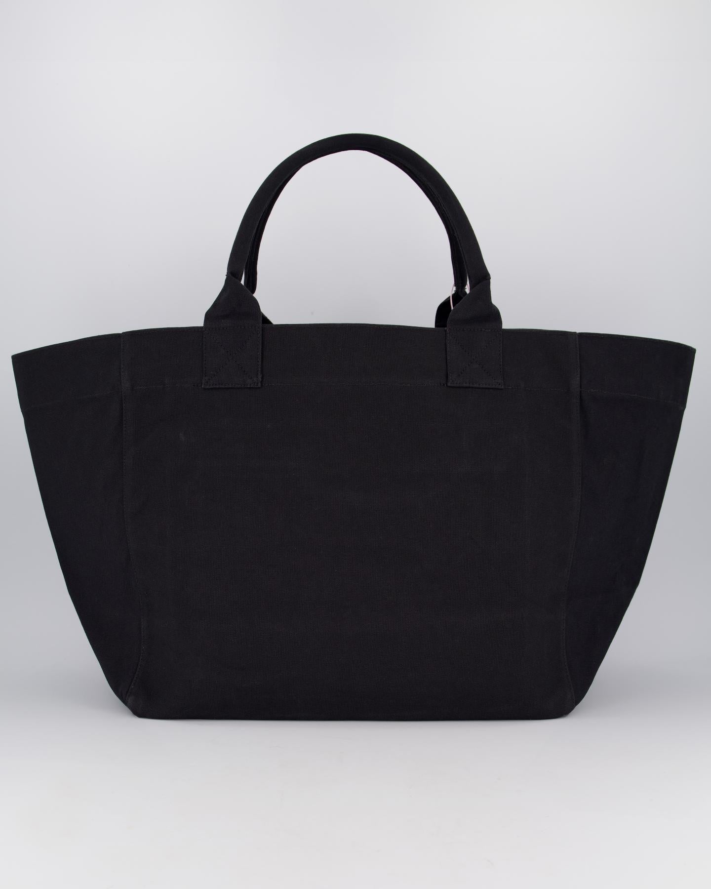 Ganni Dames XXL Banana Print Tote Zwart - Eleganza.nl
