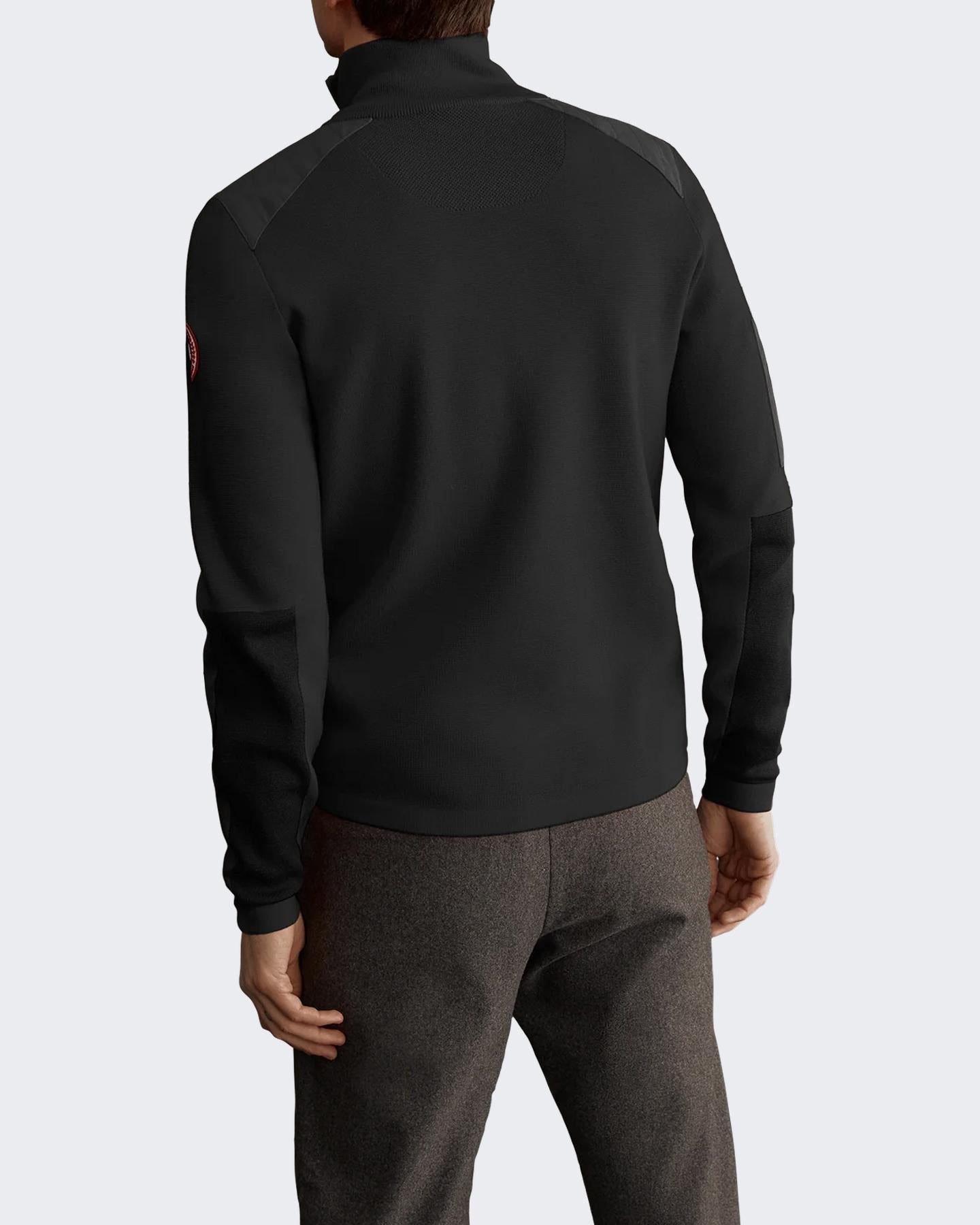 Heren Stormont 1/4 Zip Sweater Zwart