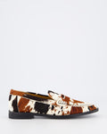 Damen-Loafer mit Leopardenmuster