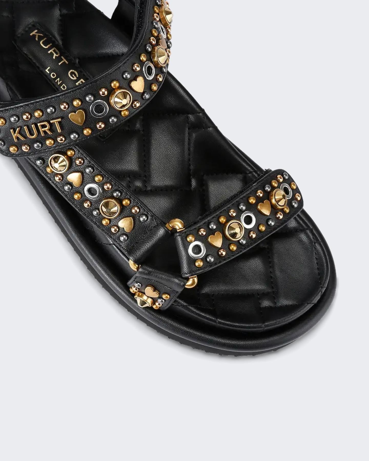 Kurt Geiger Dames Orson Sandaal Zwart