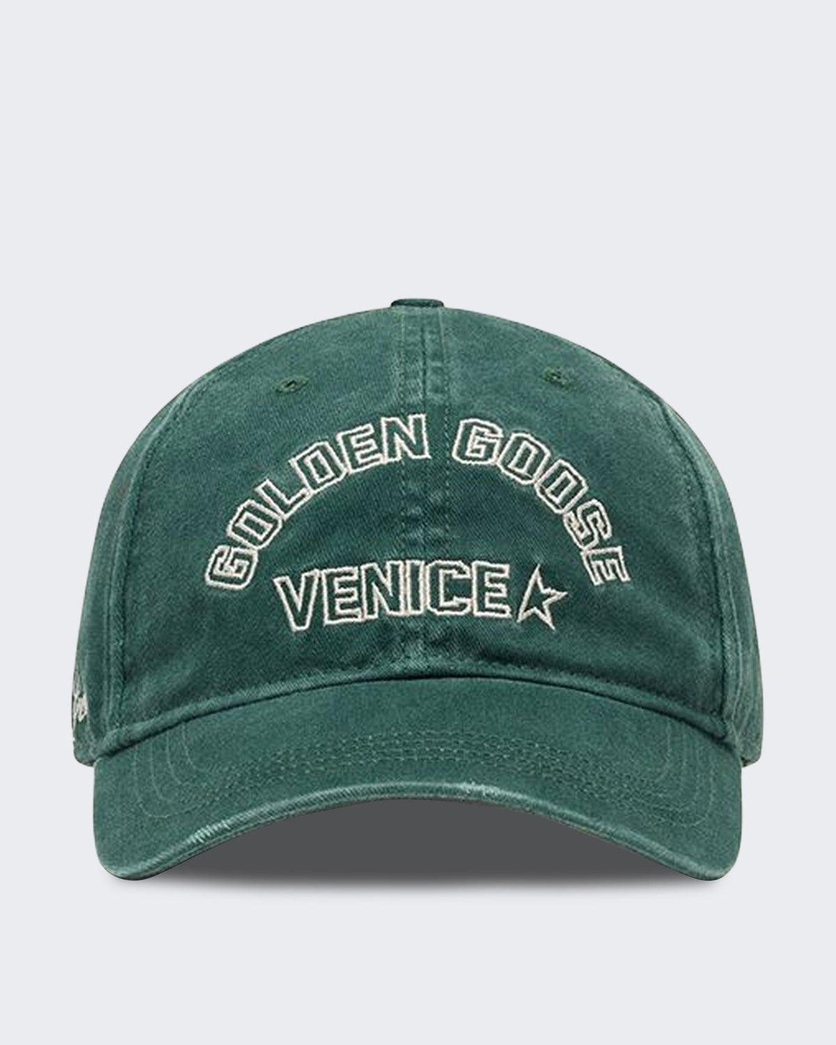 Golden Goose Dames Cap met logo Groen - Eleganza.nl