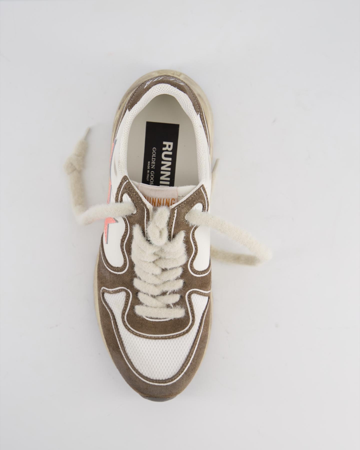 Golden Goose Dames Running Sole Sneaker Bruin - Eleganza.nl
