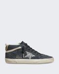 Damen Sneakers blau Leder