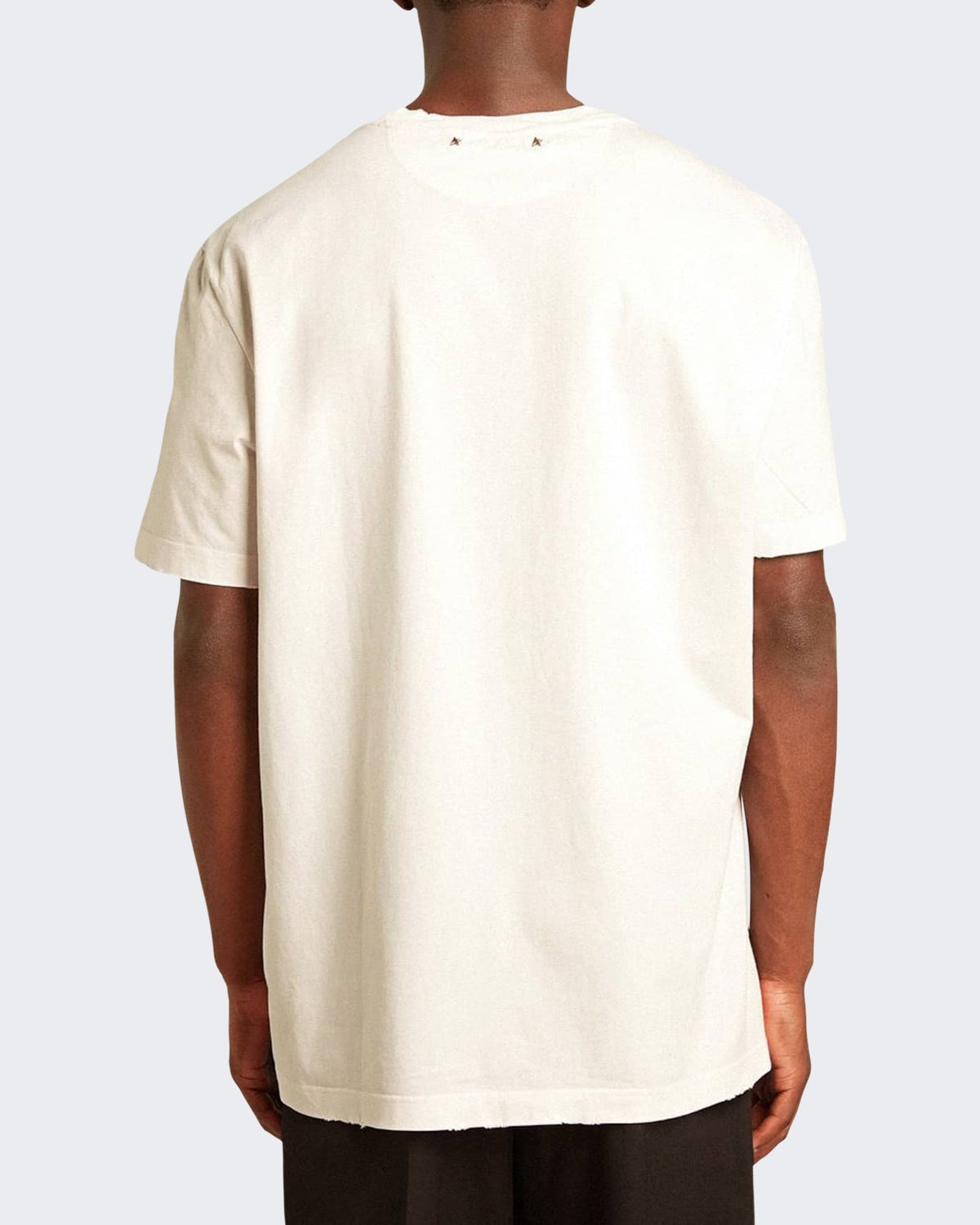 Golden Goose Heren Regular T-Shirt Wit - Eleganza.nl