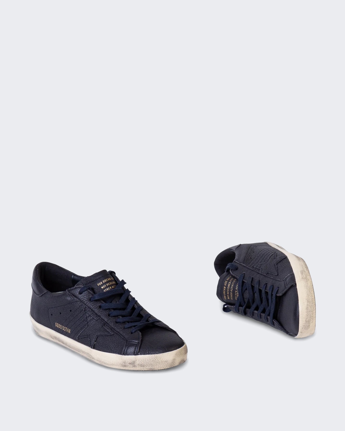 Golden Goose Heren Super-Star Leather Blauw - Eleganza.nl