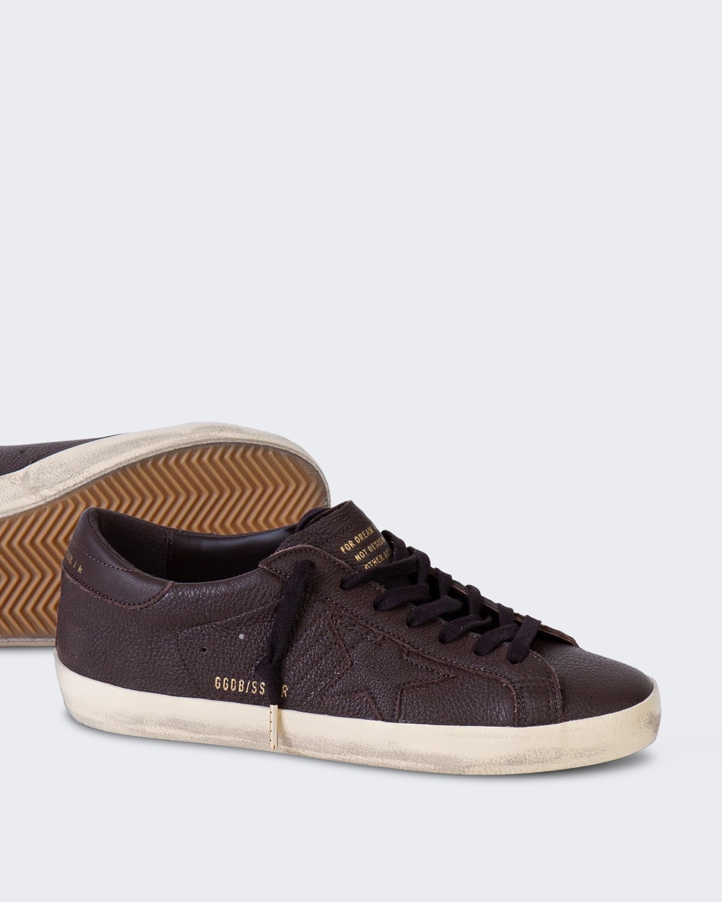 Golden Goose Heren Super-Star Leather Bruin - Eleganza.nl
