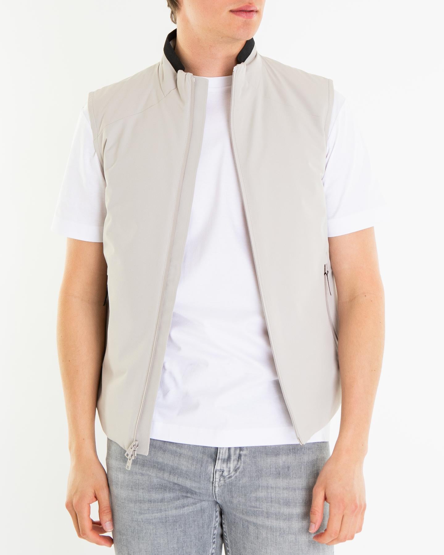 Heren Two Layers Sailing Vest Beige
