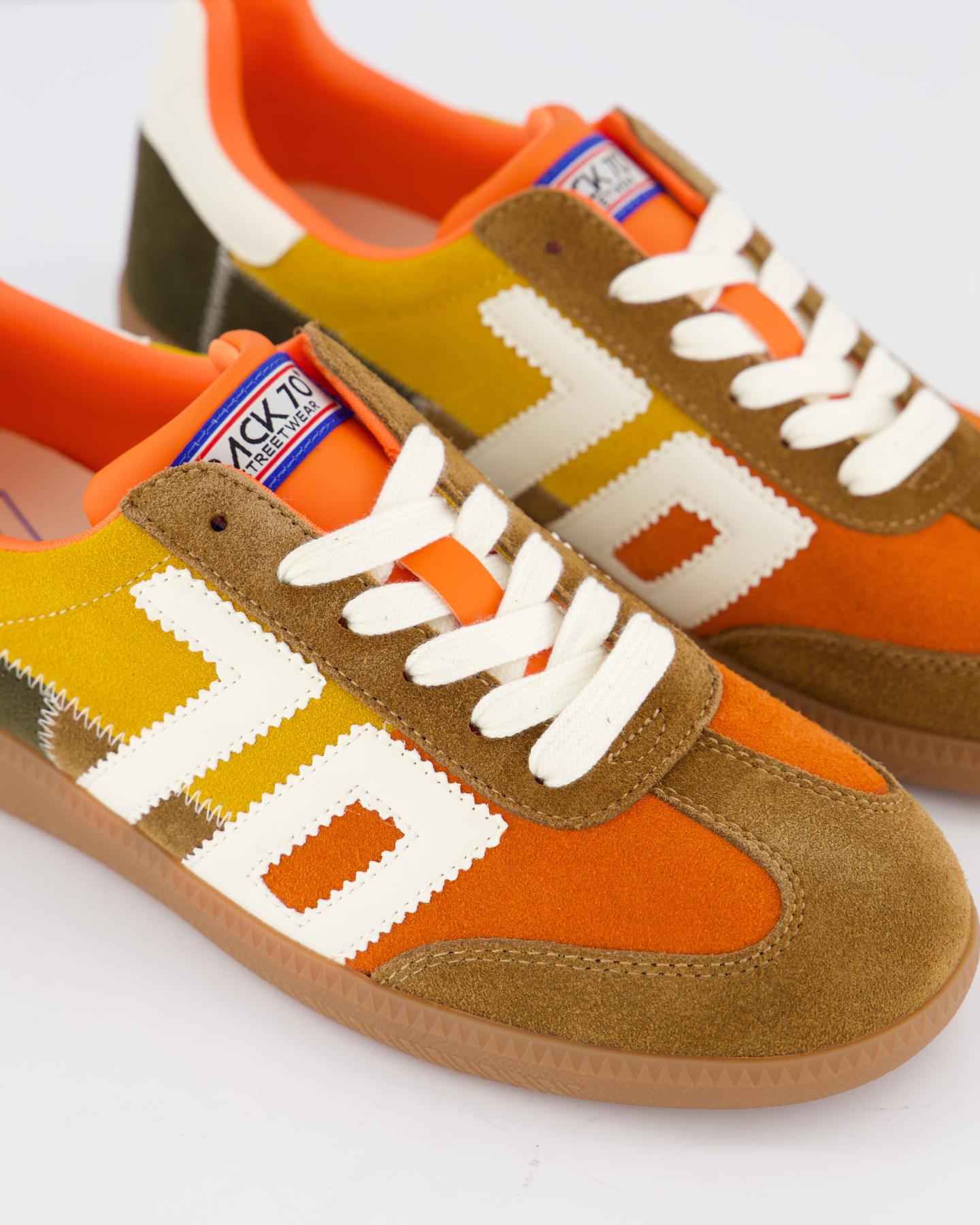 Dames Squid Orange Suede Mix