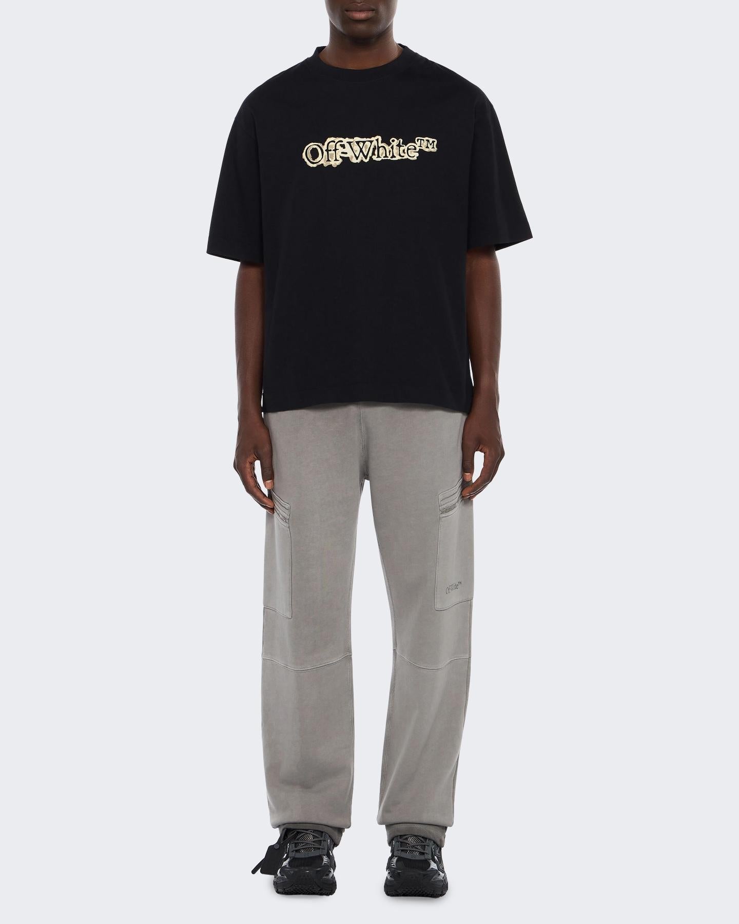 Heren Cloudy Arrow T-Shirt Zwart