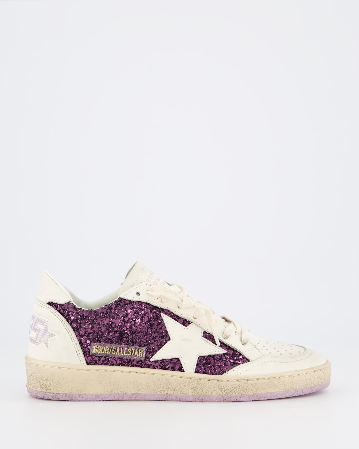 Dames Ball Star Sneaker Roze/Wit