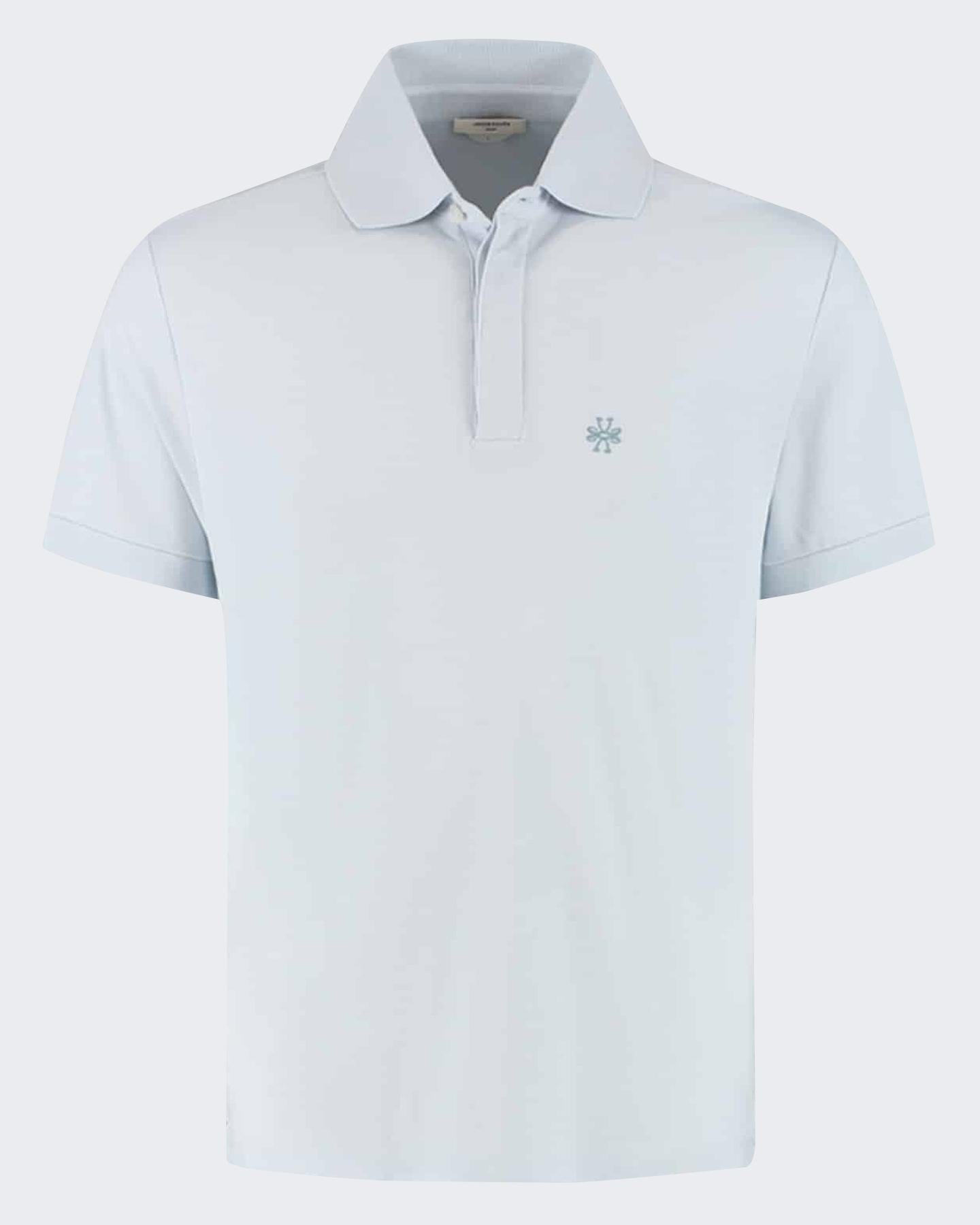 Heren Logo Polo Grijs