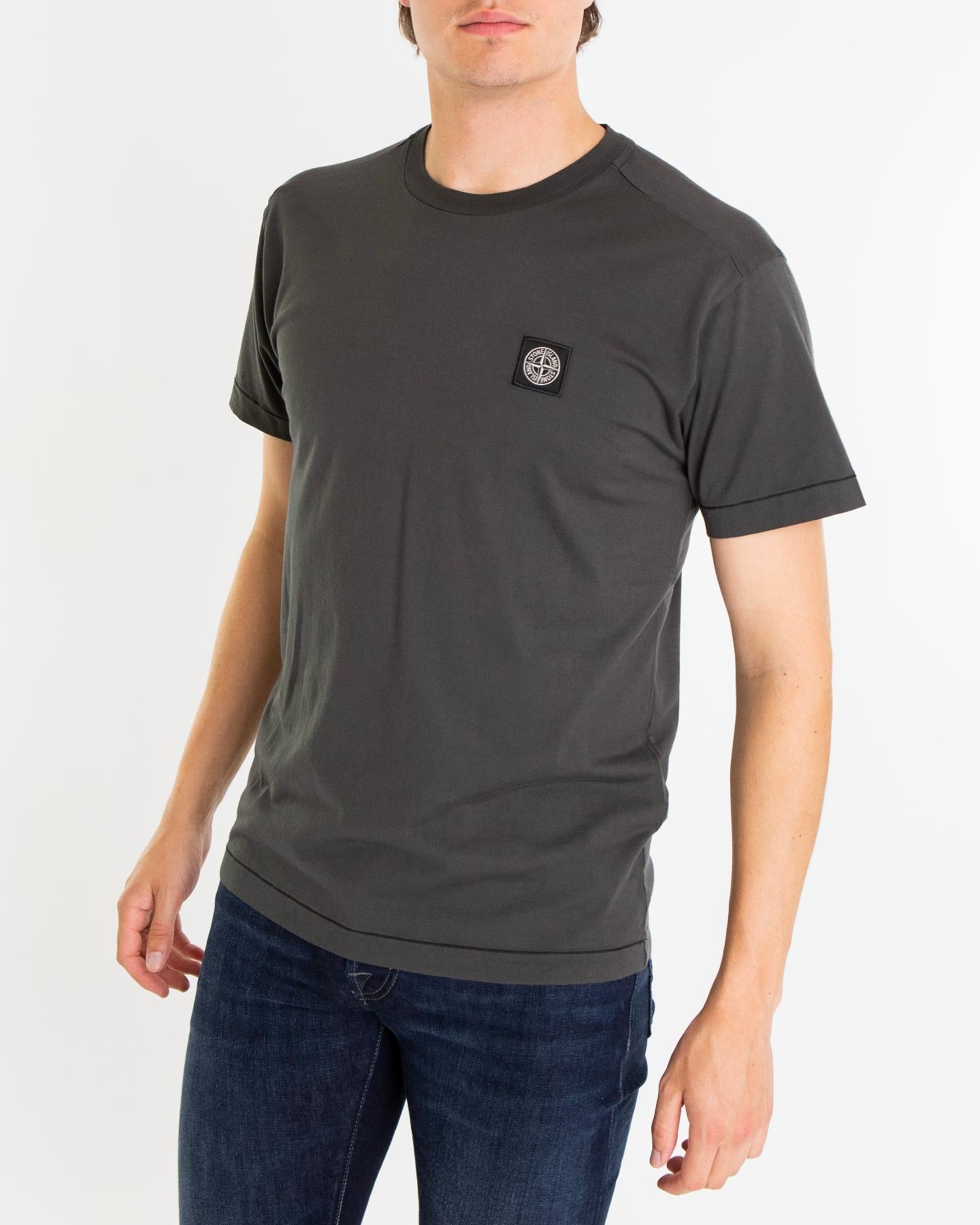 Heren Compasslogo T-Shirt Grijs