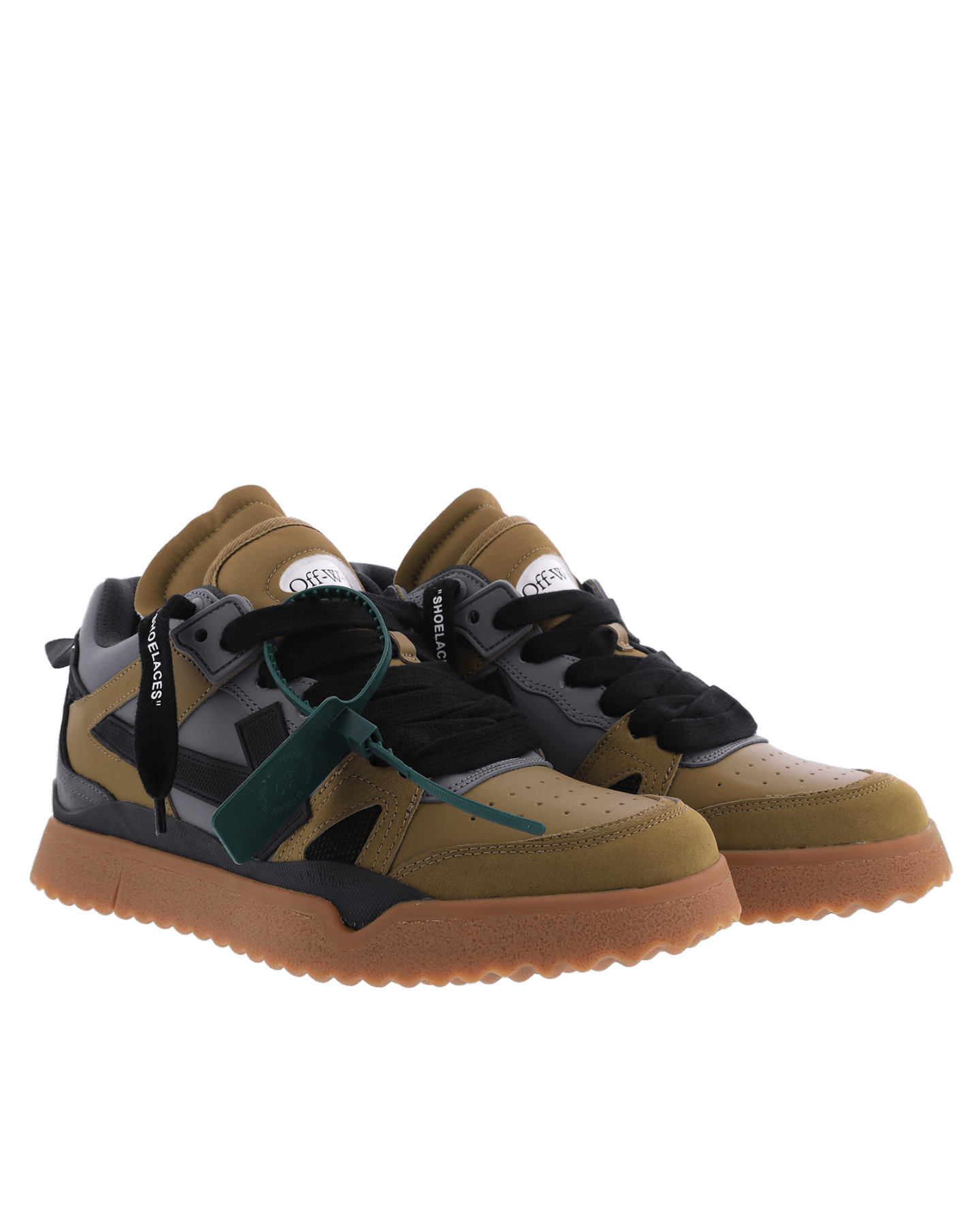 Heren Midtop Sponge Sneaker Groen