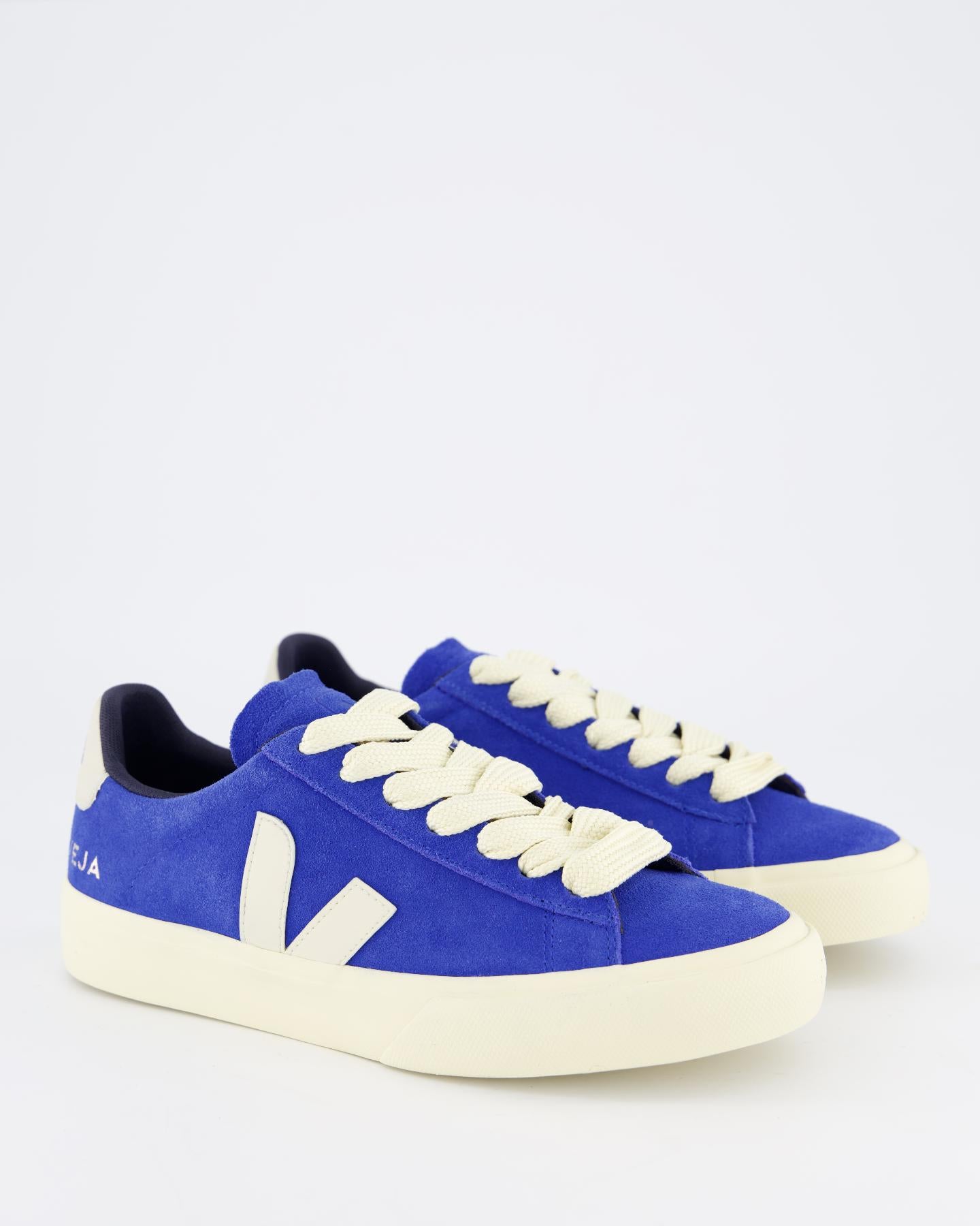 Dames Campo Suede Sneaker Blauw