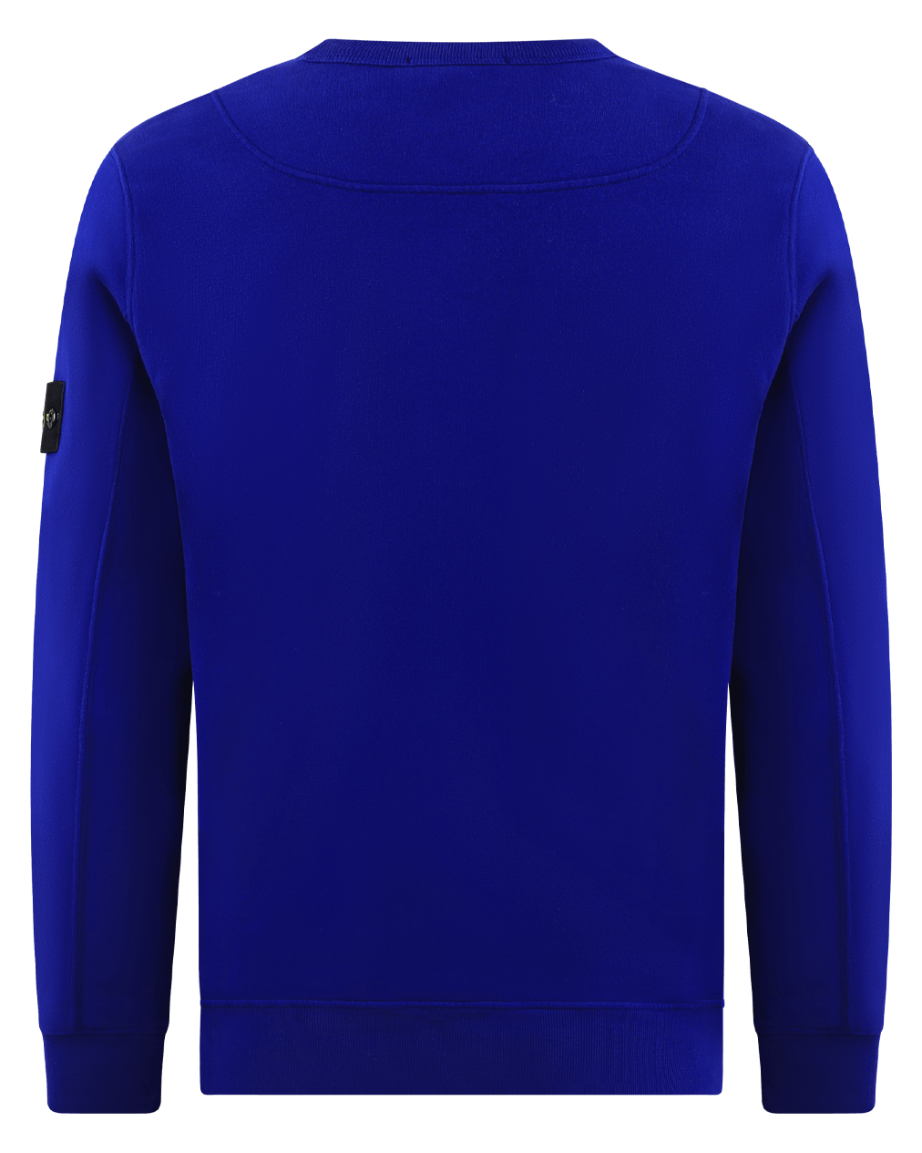 Heren Logo-Patch Sweater Blauw