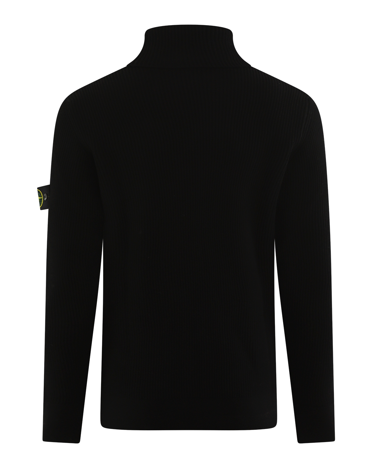 Heren TurtleNeck Full Rib Zwart